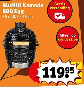 Kruidvat Blumill Kamado Bbq Egg aanbieding