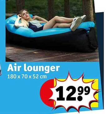 Kruidvat Air Lounger aanbieding