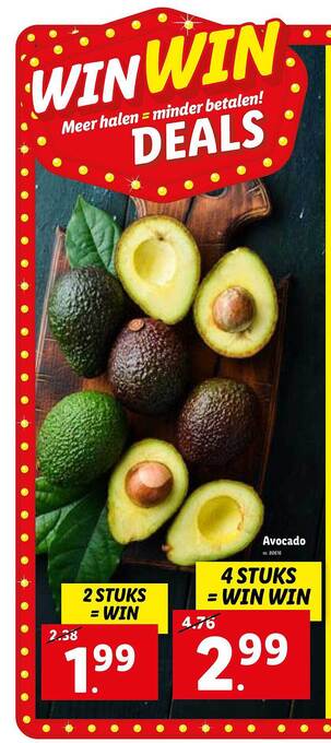Lidl Avocado aanbieding