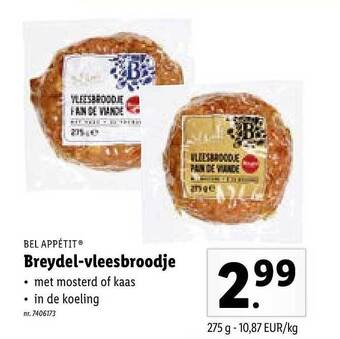Bel Appétit Breydel- Vleesbroodje