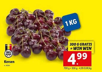Lidl Kersen aanbieding