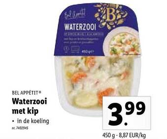 Lidl Bel Appétit Waterzooi Met Kip aanbieding