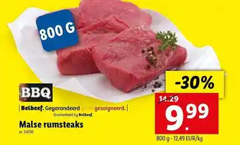 Lidl Bbq Malse Rumsteaks aanbieding