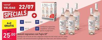ALDI Bonicelli Negroamaro Rosé Puglia Igp aanbieding
