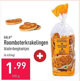 ALDI Gala Roomboterkrakelingen aanbieding