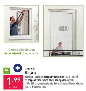 ALDI Living Art Horgaas aanbieding