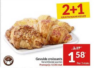Intermarché Gevulde Croissants aanbieding