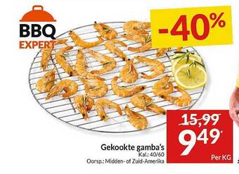 Intermarché Bbq Expert Gekookte Gamba's aanbieding