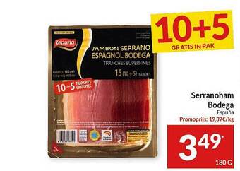 Intermarché Espuña Serranoham Bodega aanbieding