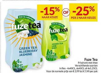 Intermarché Fuze Tea aanbieding