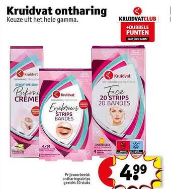 Kruidvat Kruidvat Ontharing aanbieding