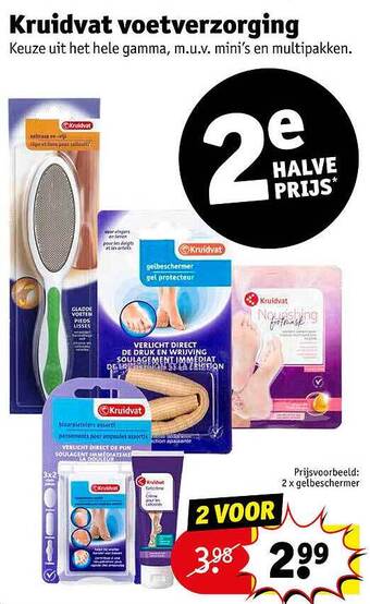Kruidvat Kruidvat Voetverzorging aanbieding