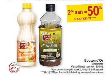 Intermarché Bouton D'or Vinaigrette aanbieding