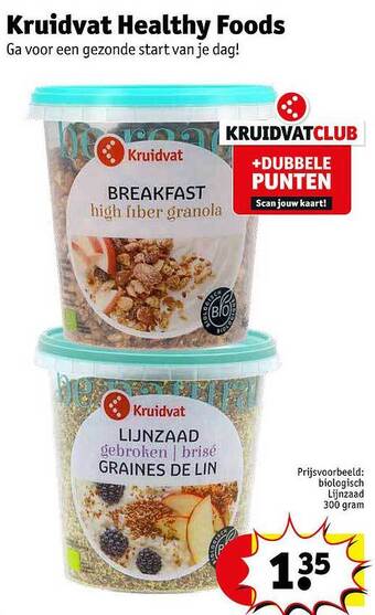Kruidvat Kruidvat Healthy Foods aanbieding