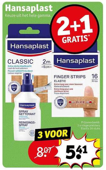 Kruidvat Hansaplast aanbieding
