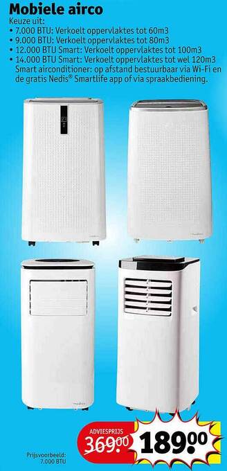 Kruidvat Mobiele Airco aanbieding