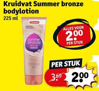 Kruidvat Kruidvat Summer Bronze Bodylotion aanbieding