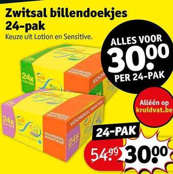 Zwitsal Billendoekjes 24-pak