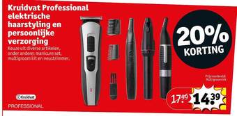 Kruidvat Kruidvat Professional Elektrische Haarstyling En Persoonlijke Verzorging aanbieding