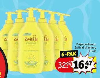 Kruidvat Zwitsal Shampoo 6-pak aanbieding