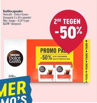 Delhaize Nescafé Dolce Gusto Koffiecapsules aanbieding