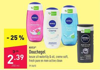 ALDI Nivea Douchegel aanbieding