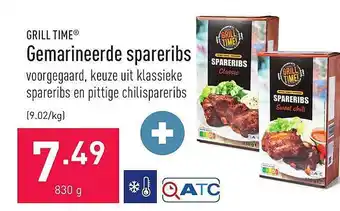 ALDI Grill Time Gemarineerde Spareribs aanbieding