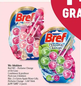 Bref Wc Perfume Change Of De Luxe Wc-blokken