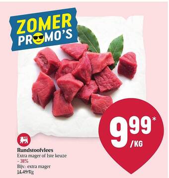 Delhaize Rundstoofvlees aanbieding