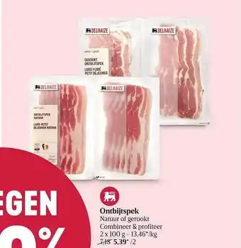 Natuur Of Gerookt Ontbijtspek