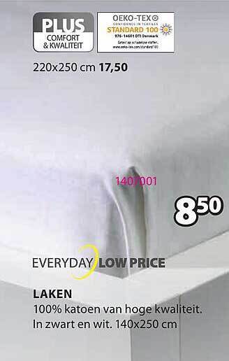 Jysk Laken aanbieding