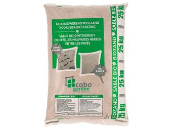 Hubo Onkruidwerend biozand 0-1,8 mm 25kg aanbieding