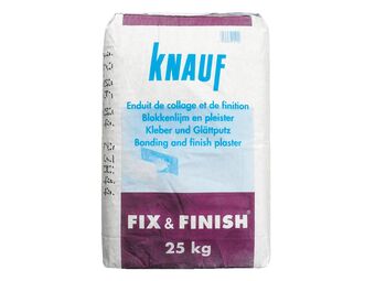 Hubo Knauf Fix & Finish pleister 25kg aanbieding