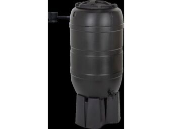 Hubo Practo Garden Classic regenton met voet 210l zwart + kraantje aanbieding
