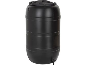Hubo Practo Garden Classic regenton 210l zwart aanbieding