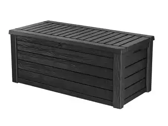 Hubo Keter Westwood kussenbox 155x72,4x64,4 cm grafiet aanbieding