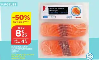 Paves De Saumon Atlantique Surgeles Auchan