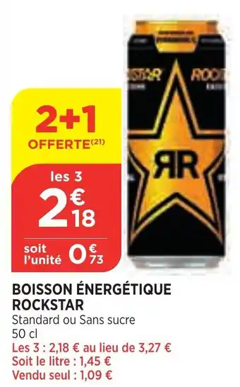Boisson Energetique Rockstar