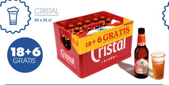 Prik en Tik Cristal 24 x 25cl aanbieding