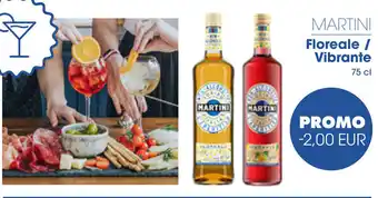 Prik en Tik Martini floreale / vibrante 75cl aanbieding