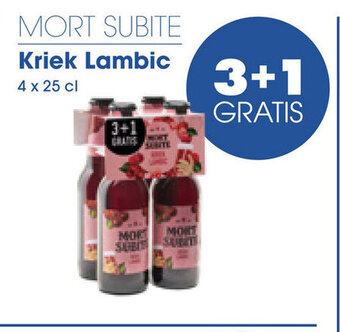 Mort subite kriek lambic 4 x 25cl