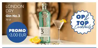 Prik en Tik London dry gin no.3 70cl aanbieding