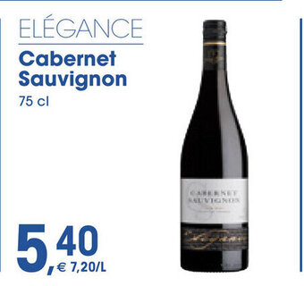 Prik en Tik Elegance cabernet sauvignon 75cl aanbieding