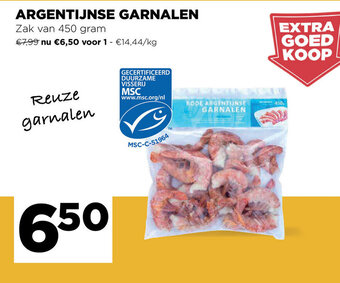 Jumbo Argentijnse garnalen 450g aanbieding