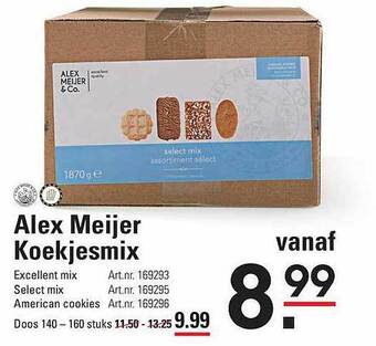 Sligro Alex Meijer Koekjesmix aanbieding