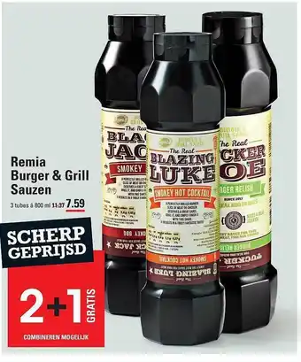 Sligro Remia Burger & Grill Sauzen aanbieding