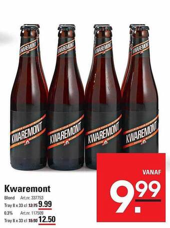 Sligro Kwaremont aanbieding