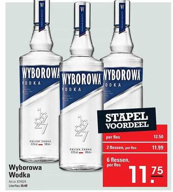 Sligro Wyborowa Wodka aanbieding