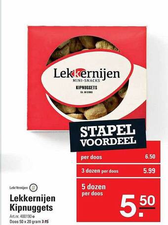 Lekkernijen Kipnuggets