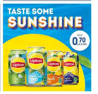 Prik en Tik Lipton aanbieding